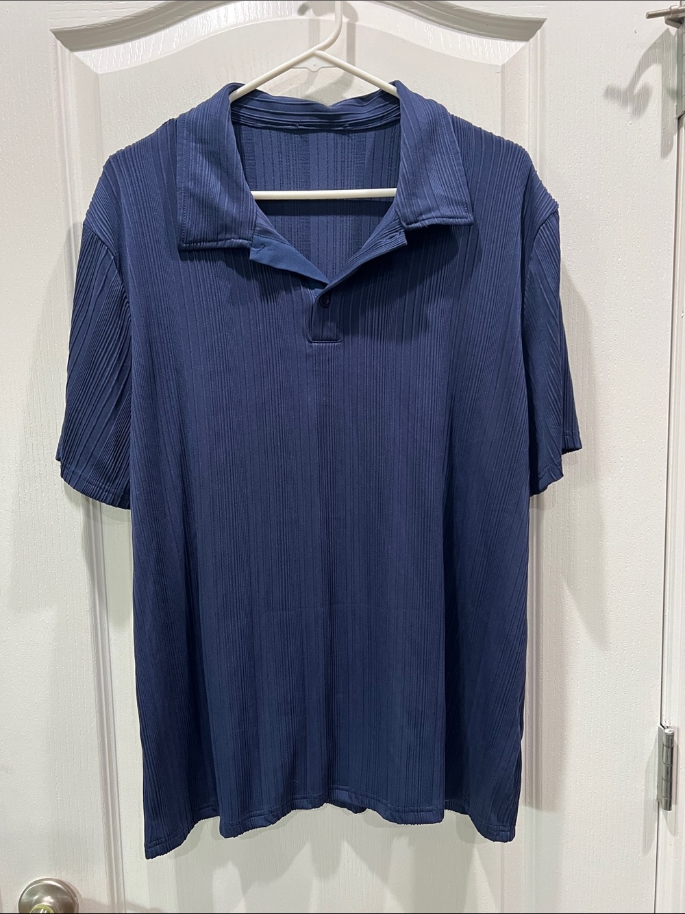 Classic Navy Short-Sleeve Polo Shirt